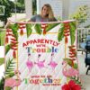 Apparently WeRe Trouble When We Are Together Who Knew Quilt  Quilt